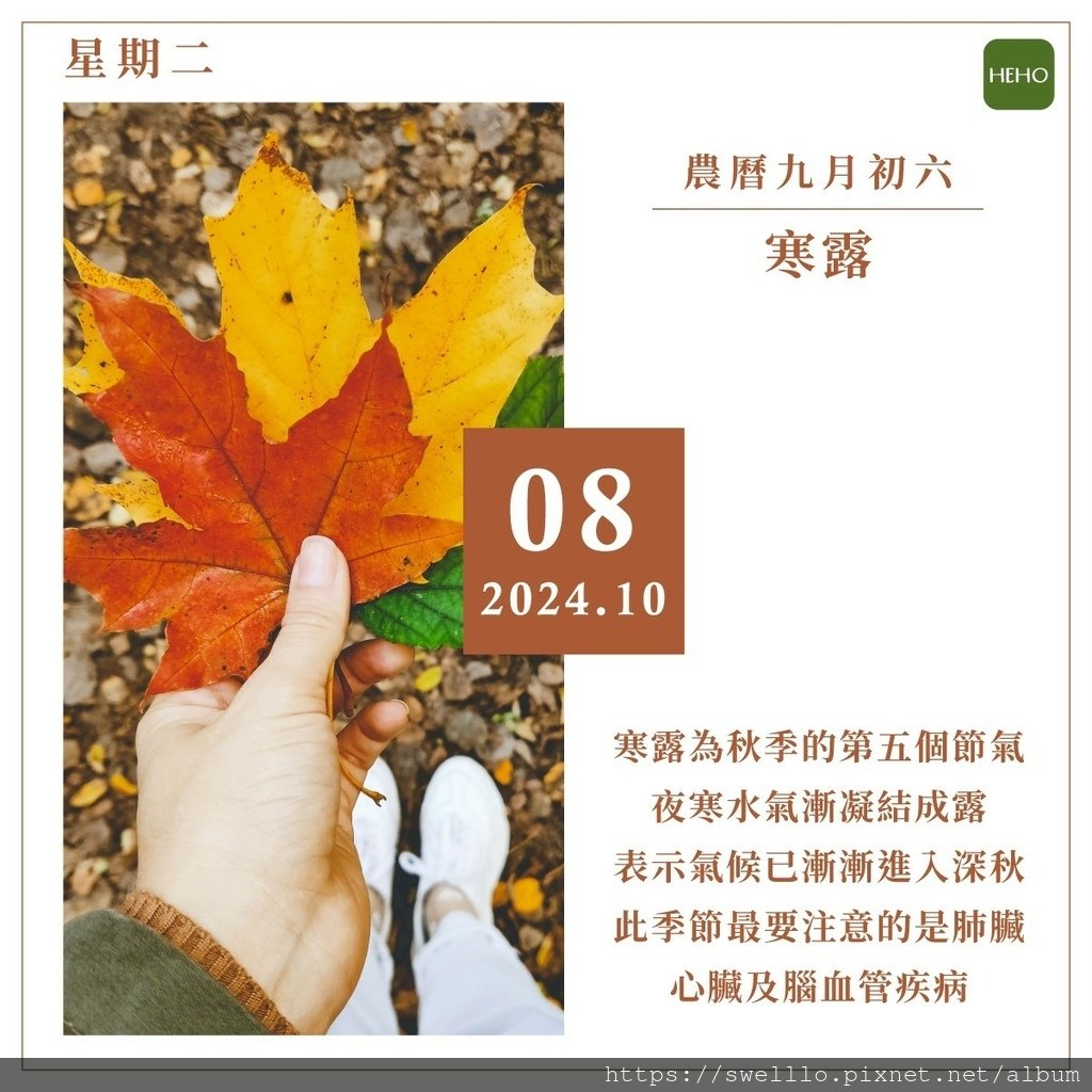 漫步雲端分享● 嫋嫋涼風動，寒露秋更濃