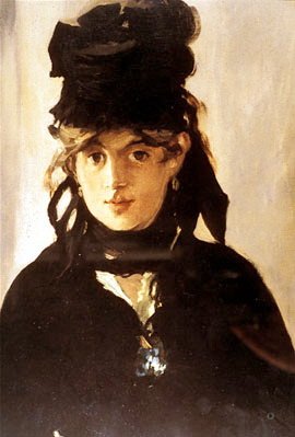 莫莉索（Berthe Morisot）走出馬內（Edouard Manet）的畫後，成了法國印象派第一位女性畫家