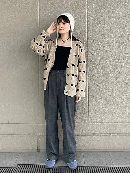 【想要什麼，seki買給你】日本妹穿搭術，可愛愛愛愛心針織上