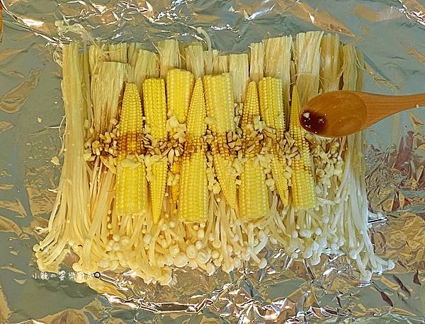 20230927 奶油蒜蓉金針菇。月底省錢料理