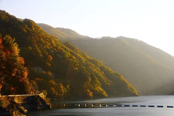 下山中的夕陽
