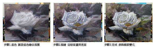 茶花 油畫示範 精殷美術-01.jpg