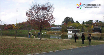 各國庭園造景區一隅