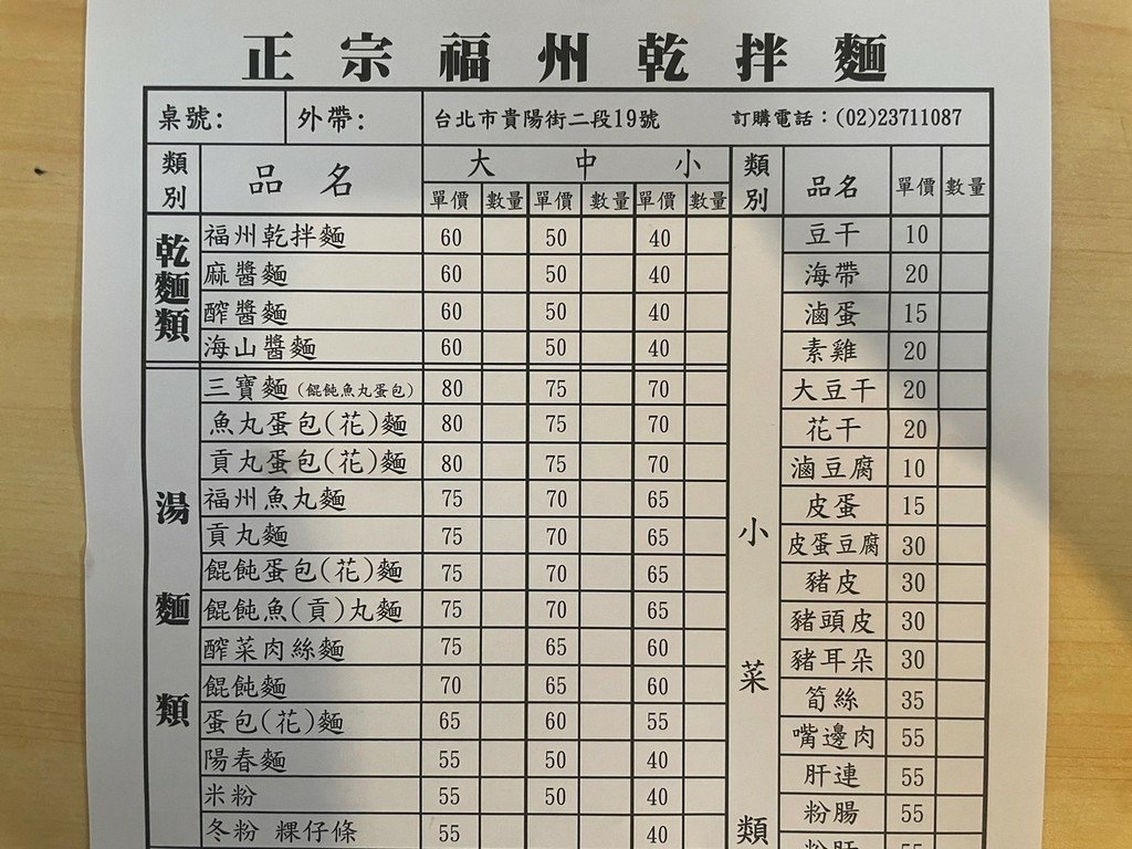 西門站美食(優).正宗福州乾拌麵.北辰談吃~飯麵湯選擇多還有