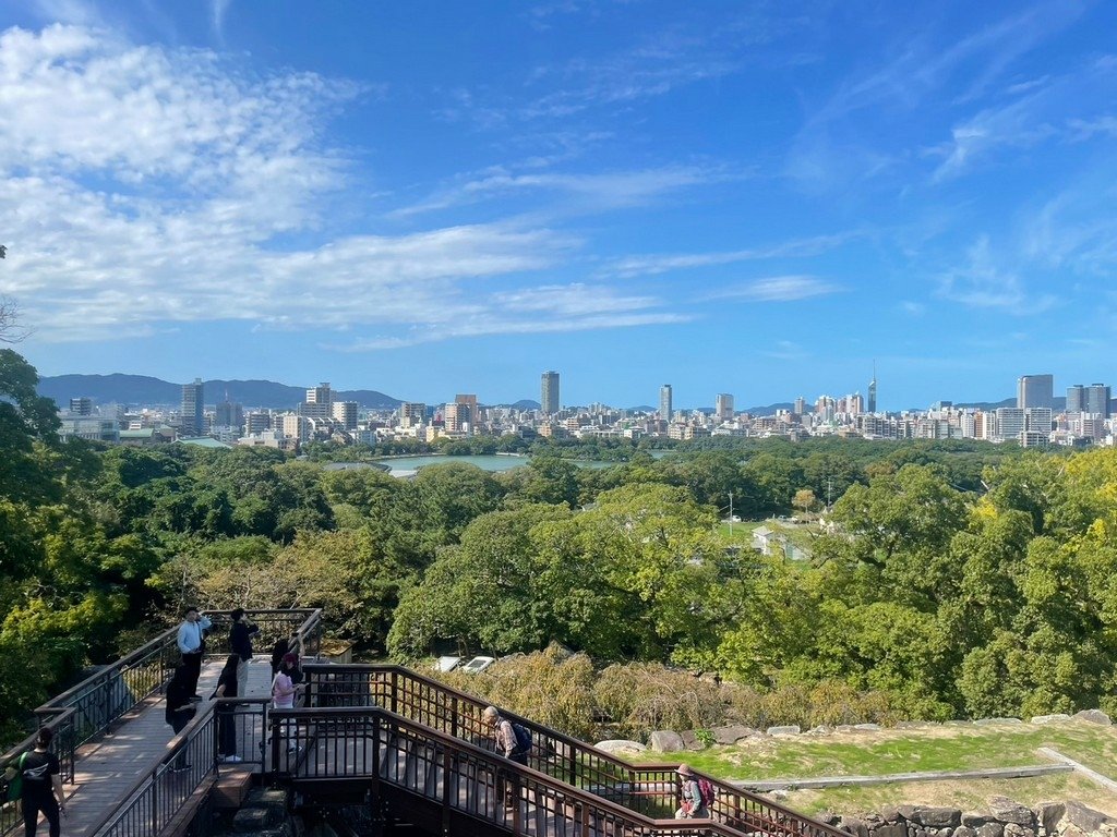 福岡大濠公園站.舞鶴公園+大濠公園.北辰旅遊~一個福岡城+伴