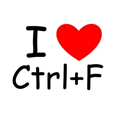 ctrl-f