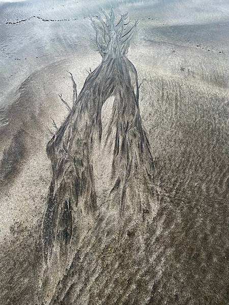 海邊沙畫