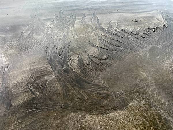 海邊沙畫