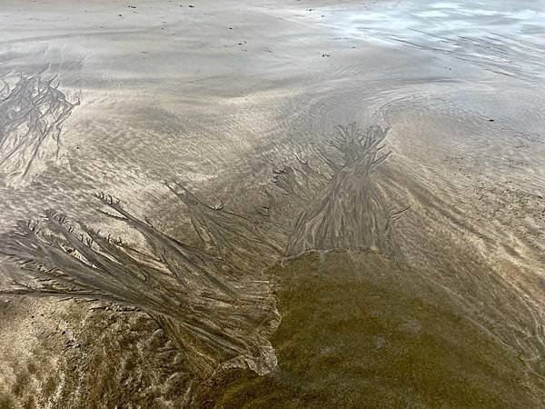 海邊沙畫