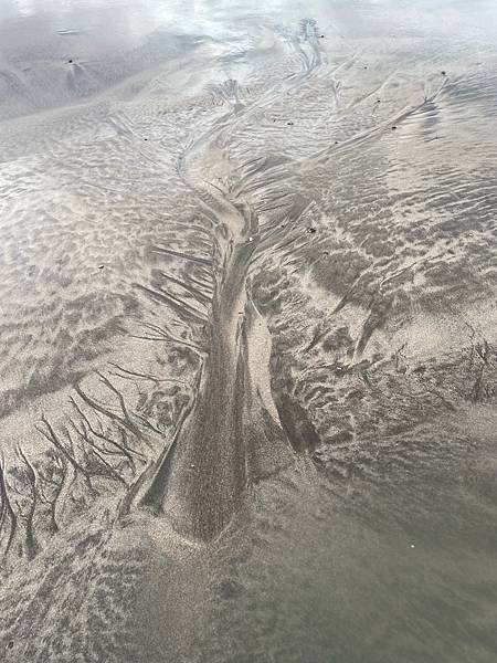 海邊沙畫