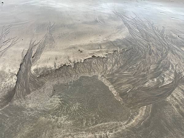 海邊沙畫