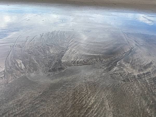 海邊沙畫