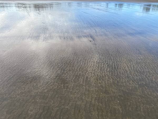 海邊沙畫