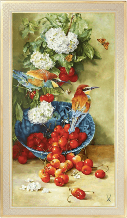 Still Life with Cherries and bee-eater_meissen.png