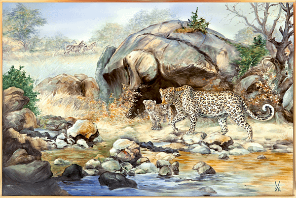 LIMITED MASTERWORKS 2021 WALL PAINTING, LEOPARDESS BY THE WATER.png