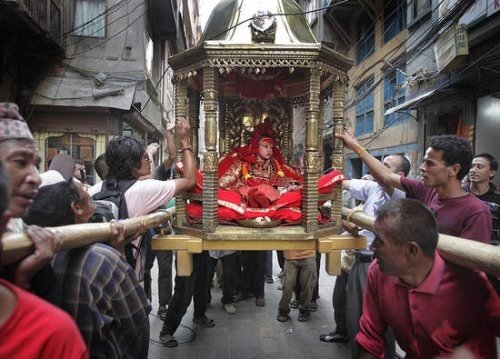 尼泊爾,處女神