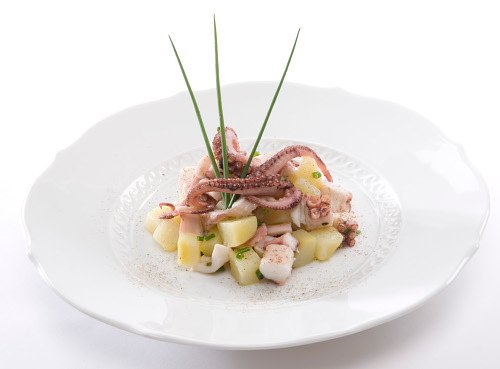 Octopus and potato salad