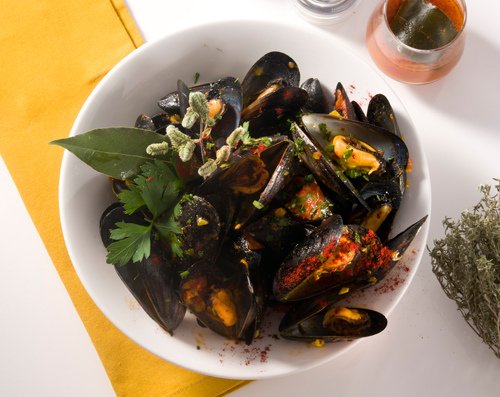 Mussels with Saffron