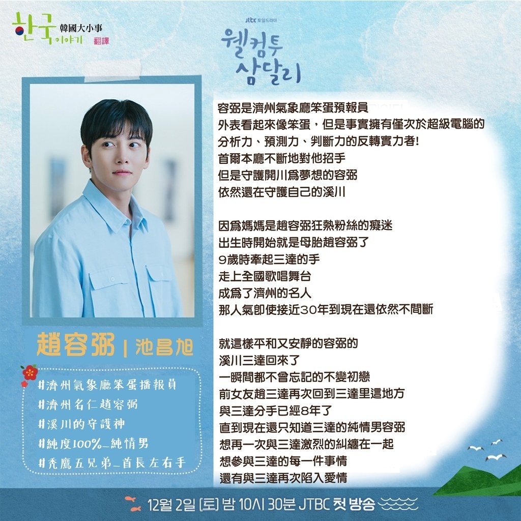 【韓劇】歡迎回到三達里웰컴투 삼달리_介紹