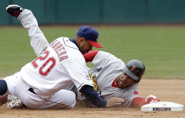 Darnell McDonalda Red Sox VS Indians 4-8-2011 