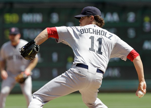 Red Sox VS Rangers 4-4-2011 Clay Buchholz