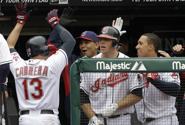 Orlando Cabrera Red Sox VS Indians 4-8-2011 