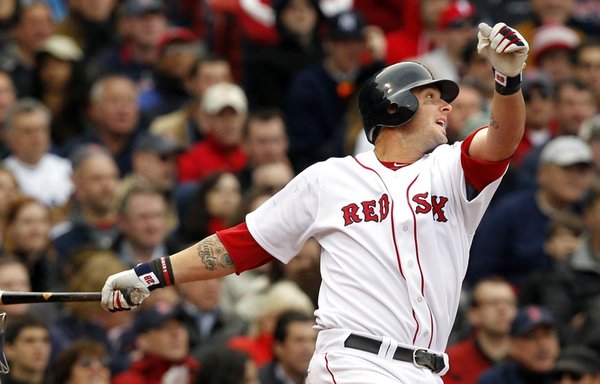 Jarrod Saltalamacchia Yankees VS Red Sox 4-9-2011