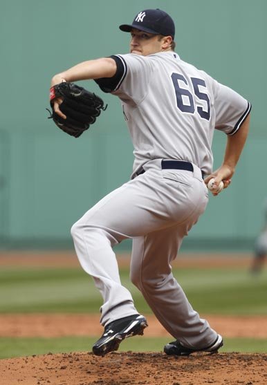 Phil Hughes Yankees VS Red Sox 4-9-2011
