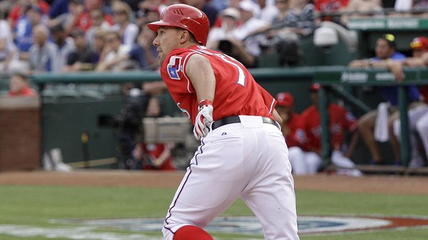 Ron Washington 換代打 David Murphy 打出勝利打點