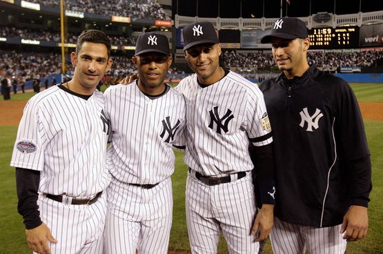 Jorge Posada、Derek Jeter、Andy Pettitte、Mariano Rivera.jpg