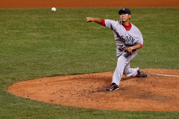 松坂大輔 Red Sox VS Indians 4-7-2011