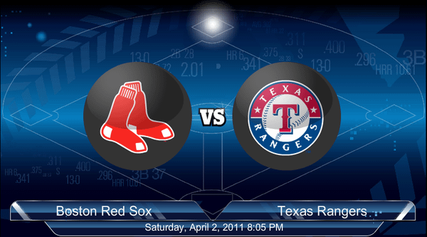 4-2-2011 Red Sox VS Rangers