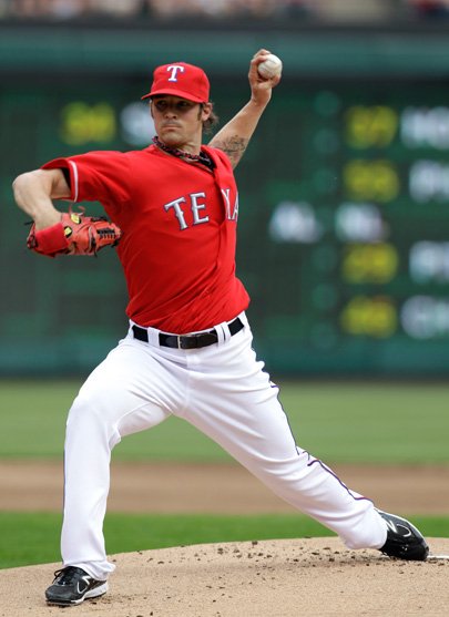 4-2-2011 Red Sox VS Rangers C.J. Wilson