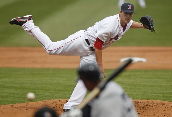  John Lackey Yankees VS Red Sox 4-9-2011