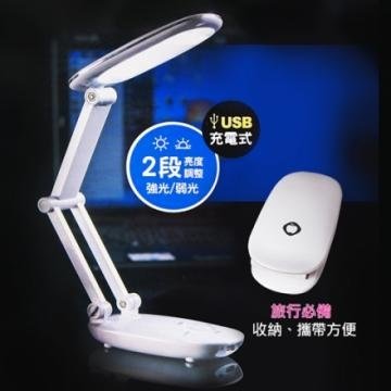 【SHernbao】內置充電鋰電池30LED摺疊照明燈*2