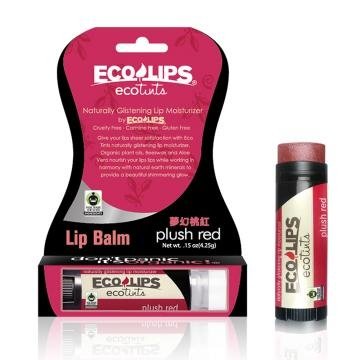 美國ECO LIPS 依蔻麗唇 天然護唇膏
                            超潤澤彩漾(夢幻桃紅_亮紅色)★限時促銷