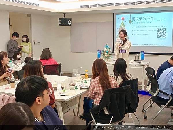 台南汎德饗悅樂活聖誕節香氛蠟燭公益手作