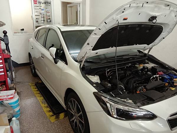 subaru impreza 蒸發器破損~更換