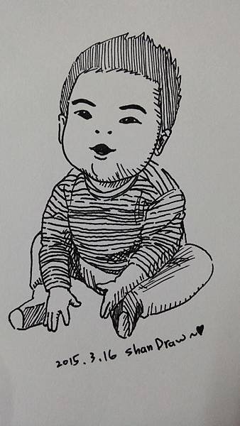 [隨手繪]微笑Baby