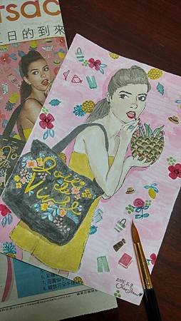 [人物擬繪]比例可以歪成這樣，我應該朝不對稱去發展了...