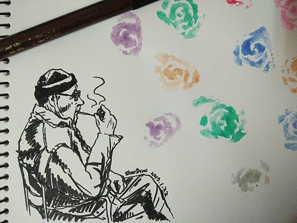 墨筆速寫*／1060122