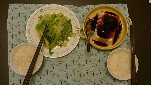 中秋節煮給桃子吃的晚餐.JPG