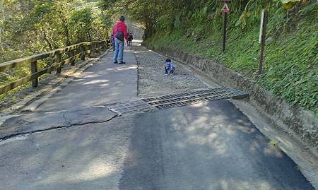 入園登山口附近