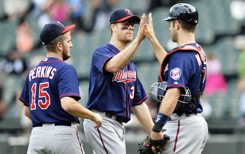 Joe Mauer, Justin Morneau, Glen Perkins.jpg