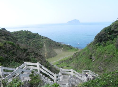 望幽谷海天一色