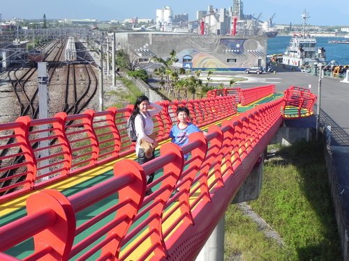 【花蓮市】花蓮港景觀橋觀浪