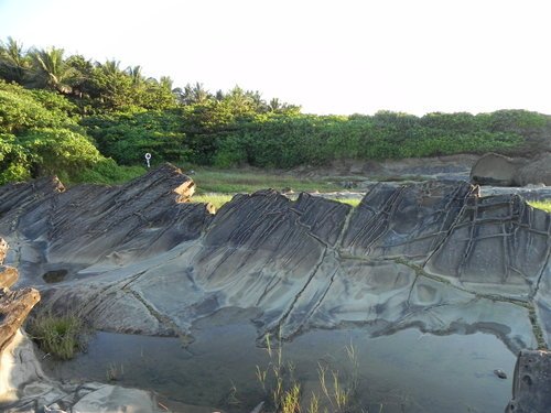 小野柳美麗的日出及海岸風光