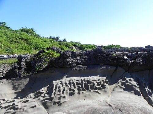 小野柳美麗的日出及海岸風光