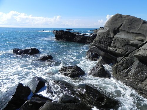 小野柳美麗的日出及海岸風光