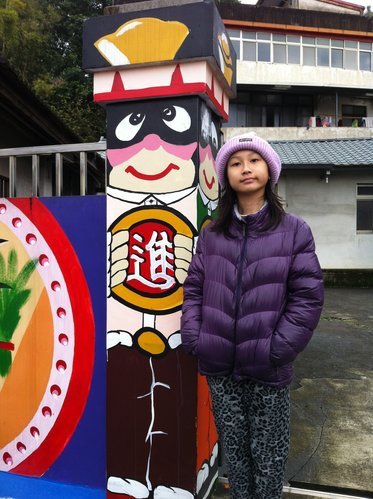 竹東軟橋社區彩繪過新年